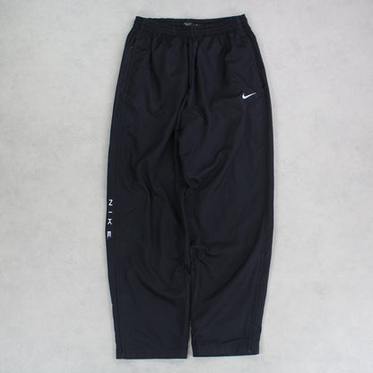 SUPER RARE Vintage 90s Nike Trackpants Black - (M)