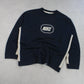 RARE Vintage 00s Nike Swoosh Sweatshirt Navy - (XL)