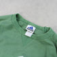 RARE 90s Adidas Sweatshirt Green - (XL)