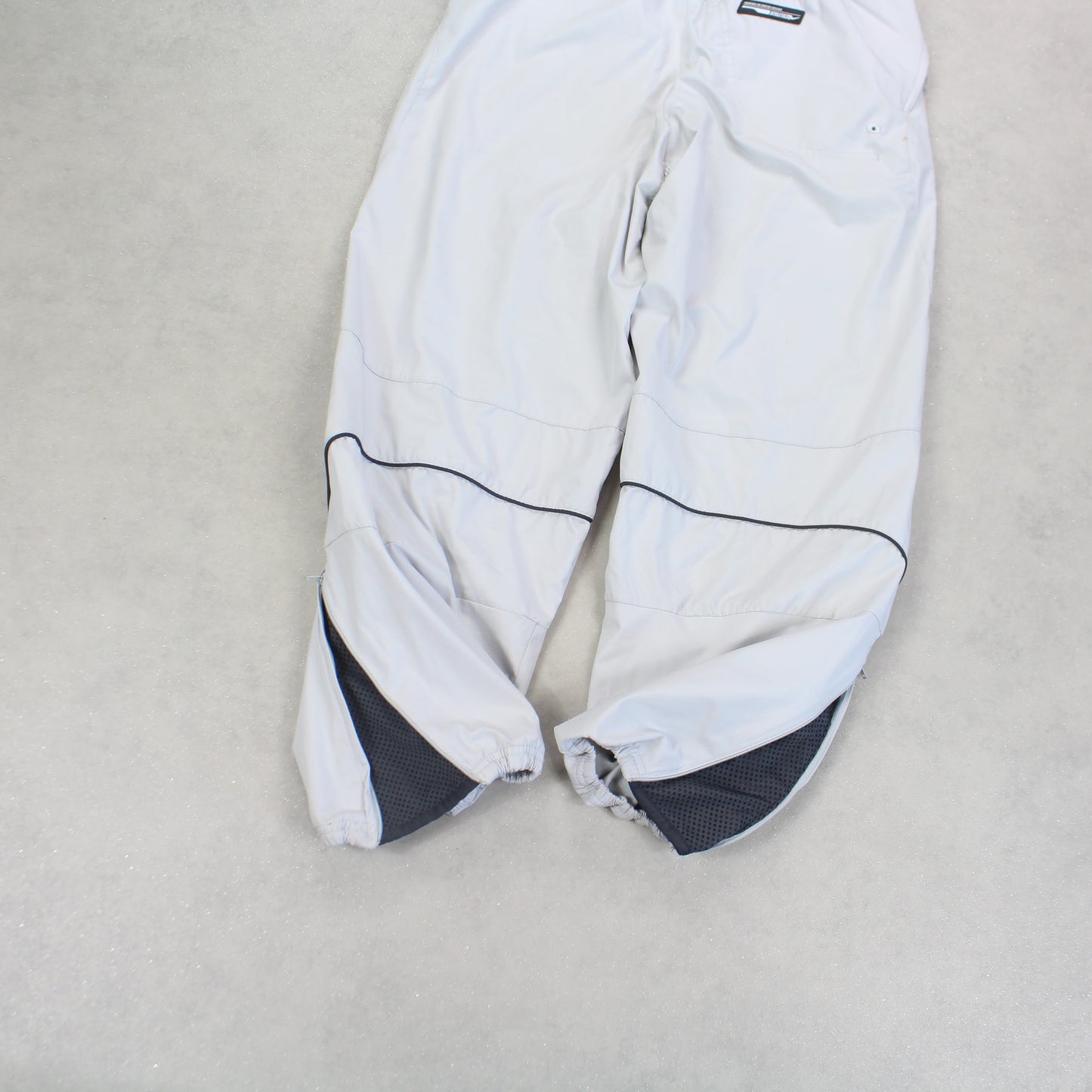 SUPER RARE Vintage 00s Nike Track Pants Cream - (M)