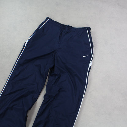 RARE 00s Nike Trackpants Navy - (S)