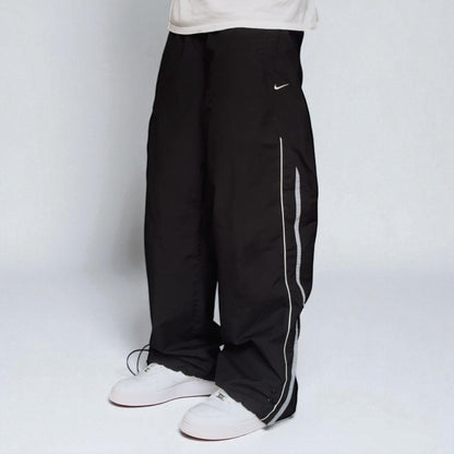 RARE 2000s Nike Trackpants Black - (L)