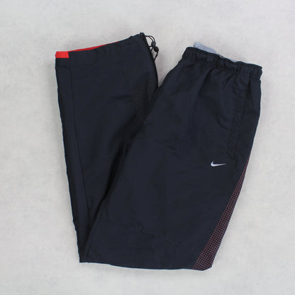 RARE Vintage 00s Nike Trackpants Black - (M)