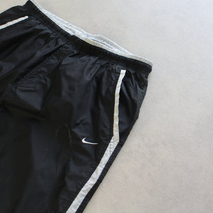 SUPER RARE 2000s Nike Air Max Trackpants Black - (L)