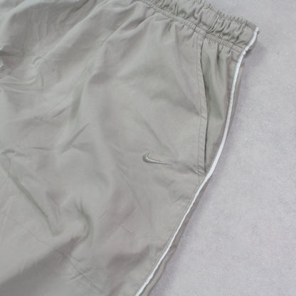 RARE 00s Nike Trackpants Beige - (S)