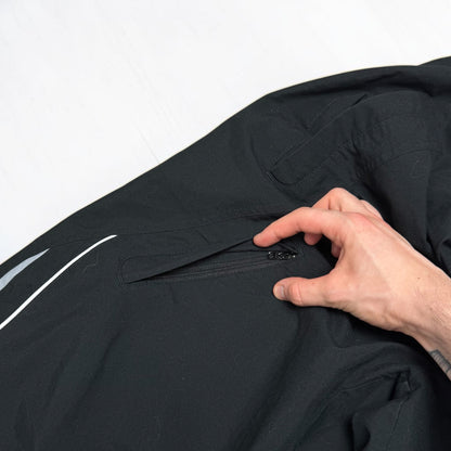 RARE 2000s Baggy Nike Trackpants Black - (L)