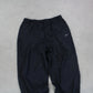 SUPER RARE 00s Nike Trackpants Black - (S)