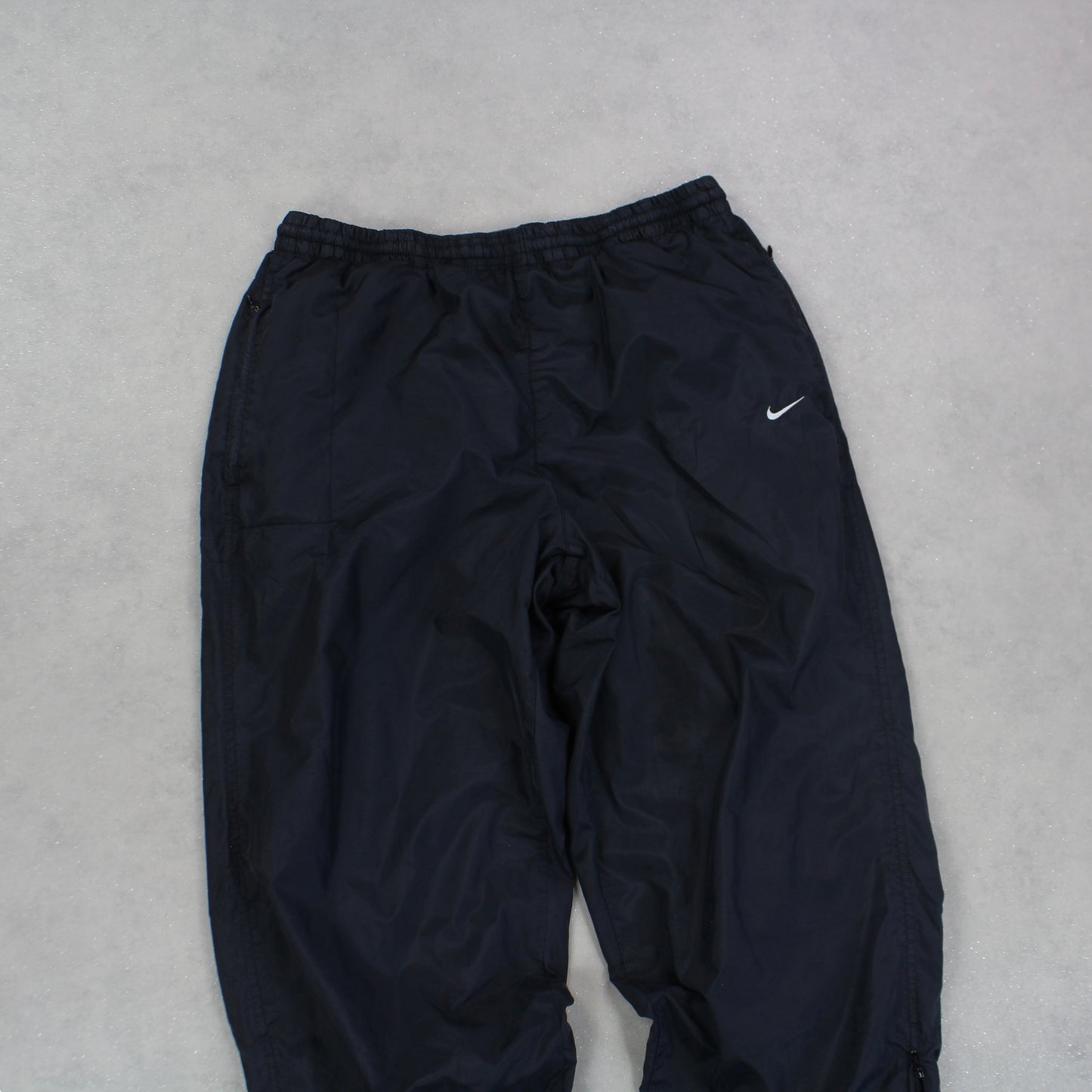 SUPER RARE 00s Nike Trackpants Black - (S)