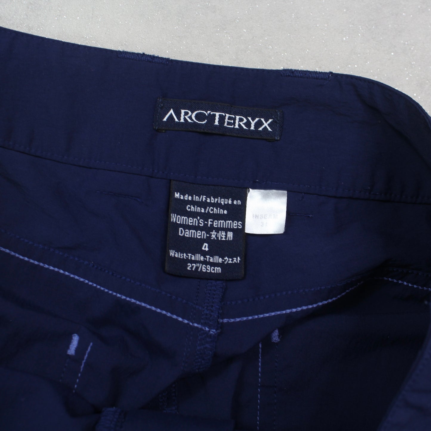 RARE Arcteryx Waterproof Pants Navy - (S)