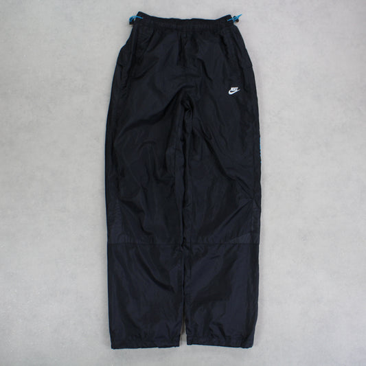 RARE 00s Nike Trackpants Black - (XS)