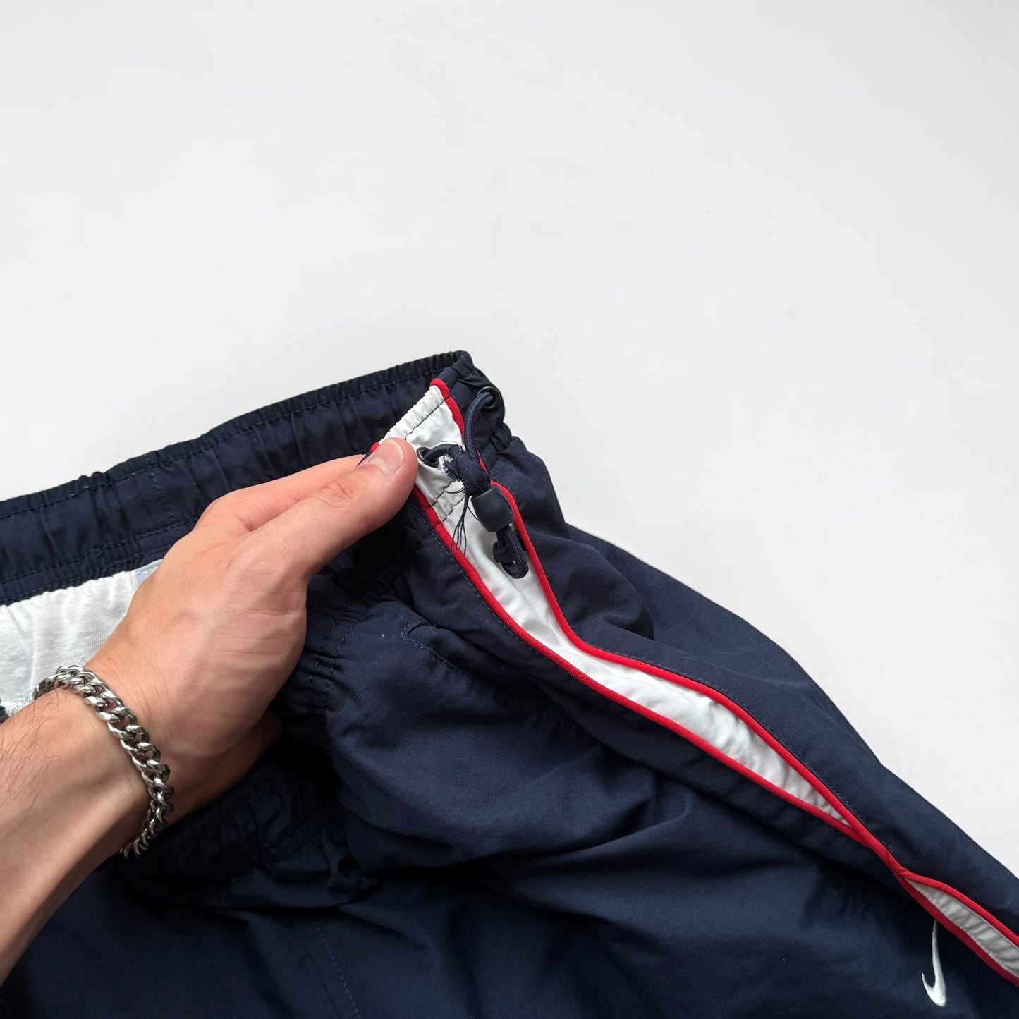 RARE 2000s Nike Trackpants Navy - (L)
