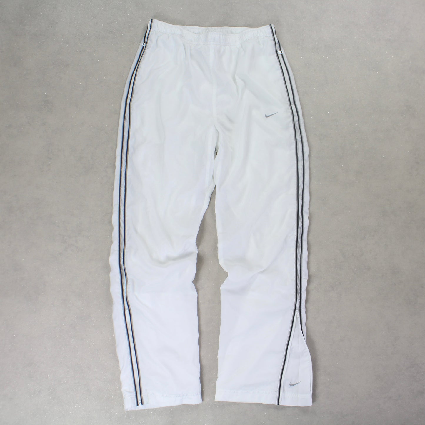 SUPER RARE 2000s Nike Trackpants White - (M)