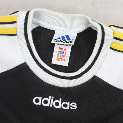 RARE Vintage 1990s Adidas Block Sweatshirt Black - (L)