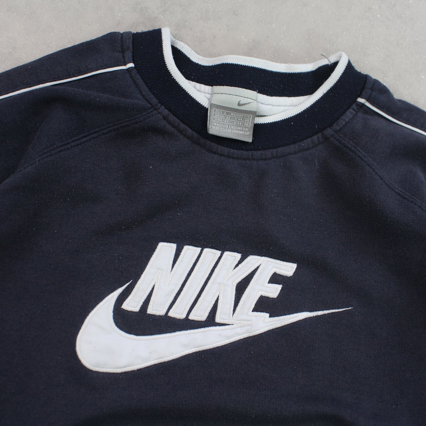 RARE 00s Nike Sweatshirt Navy - (S)