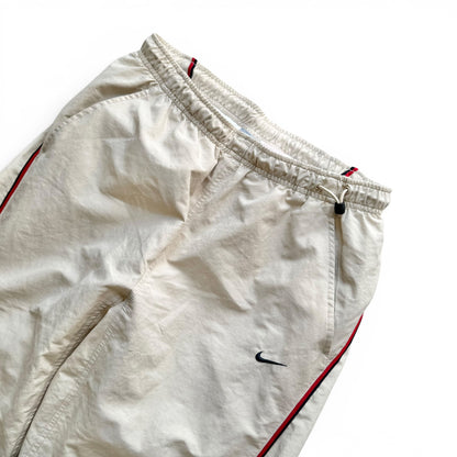 SUPER RARE 2000s Nike Trackpants Cream *PREMIUM* - (S)