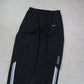 SUPER RARE 00s Nike Trackpants Black - (L)