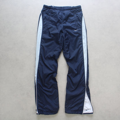 SUPER RARE 2000s Nike Trackpants Navy - (S)