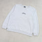 RARE Grey Stüssy Spell Out Sweatshirt - (L)