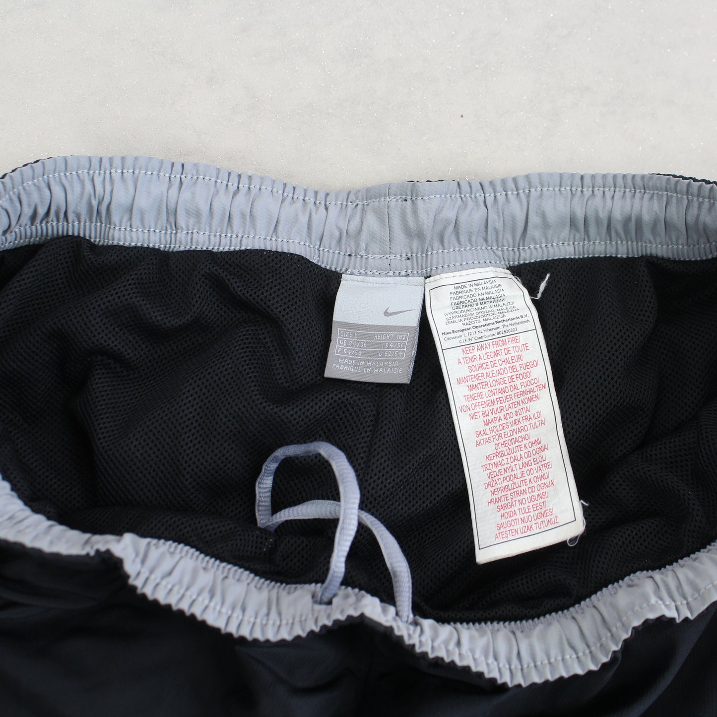 RARE Vintage 00s Nike Trackpants Black - (M)