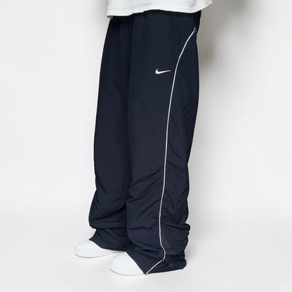 RARE 2000s Super Baggy Nike Trackpants Navy - (L)