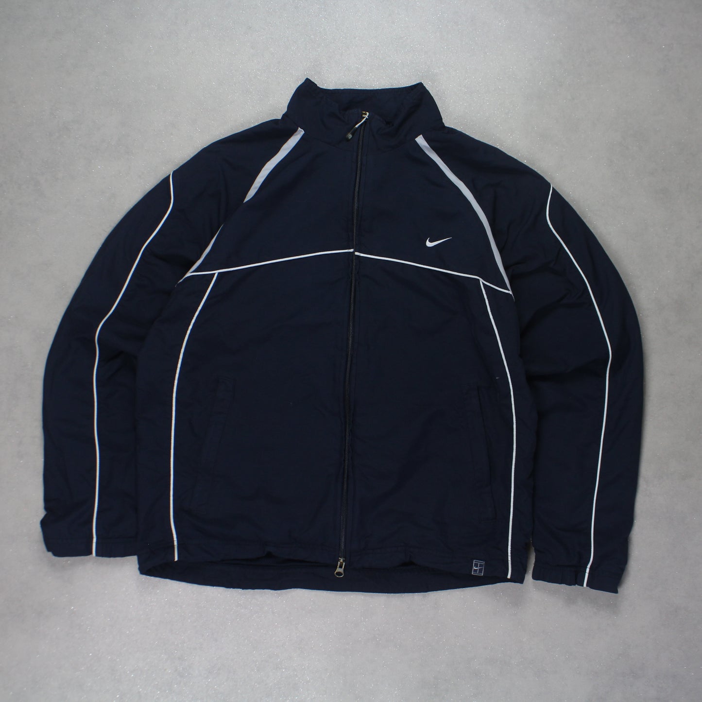 RARE 2000s Nike Track Jacket Navy - (S)