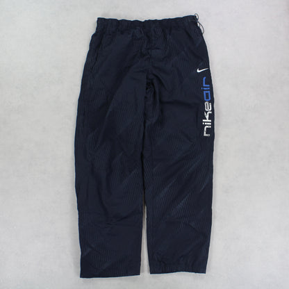 RARE 00s Nike Air Trackpants Navy - (L)