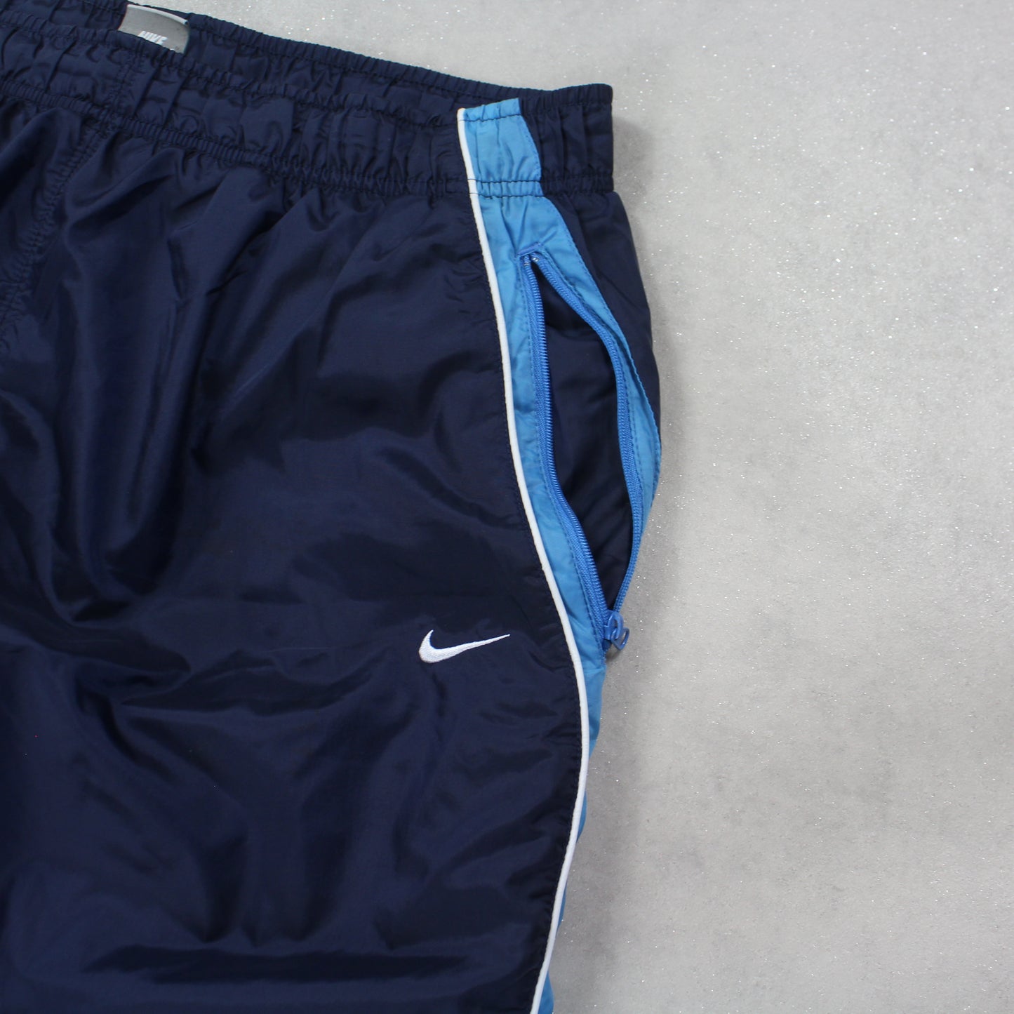 SUPER RARE 2000s Nike Trackpants Navy - (L)
