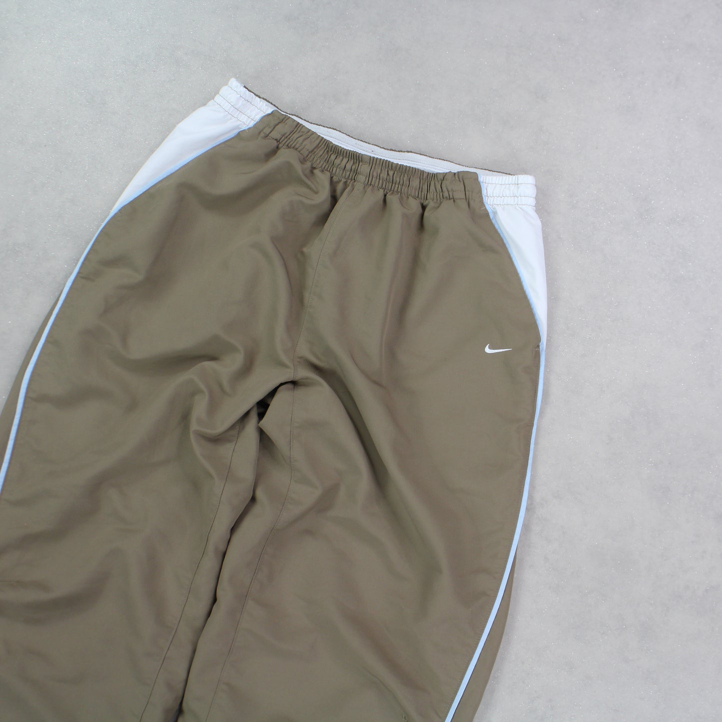 SUPER RARE 00s Nike Trackpants Brown - (L)