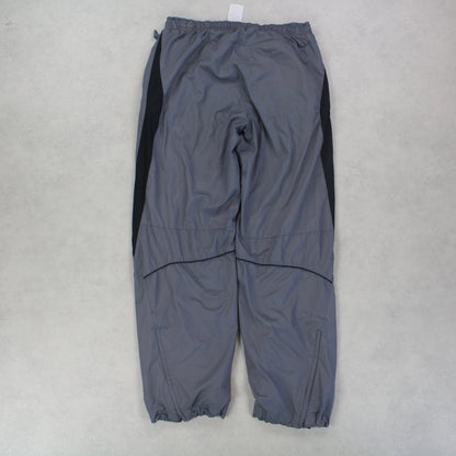 RARE 00s Nike Trackpants Grey - (L)