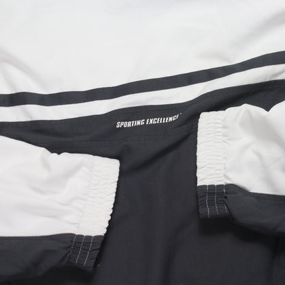 RARE 2000s Nike Track Jacket White - (XL)