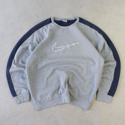 RARE 2000s Nike Sweatshirt Grey - (M)