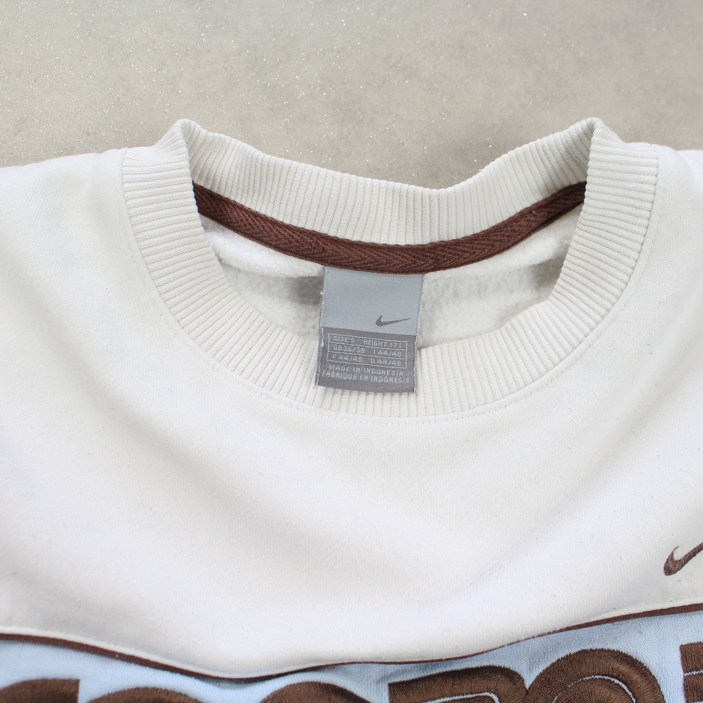 RARE Vintage 00s Nike Sweatshirt White - (S)