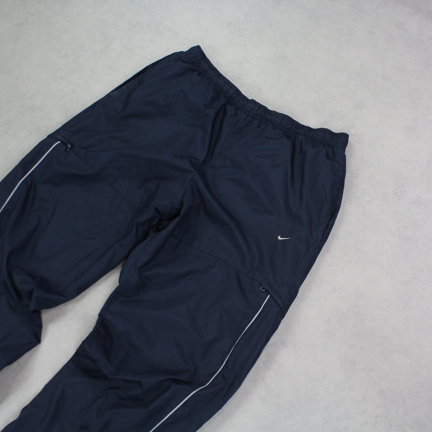 RARE 00s Nike Trackpants Navy - (L)