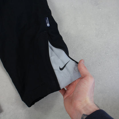 RARE 00s Nike Trackpants Black - (S)