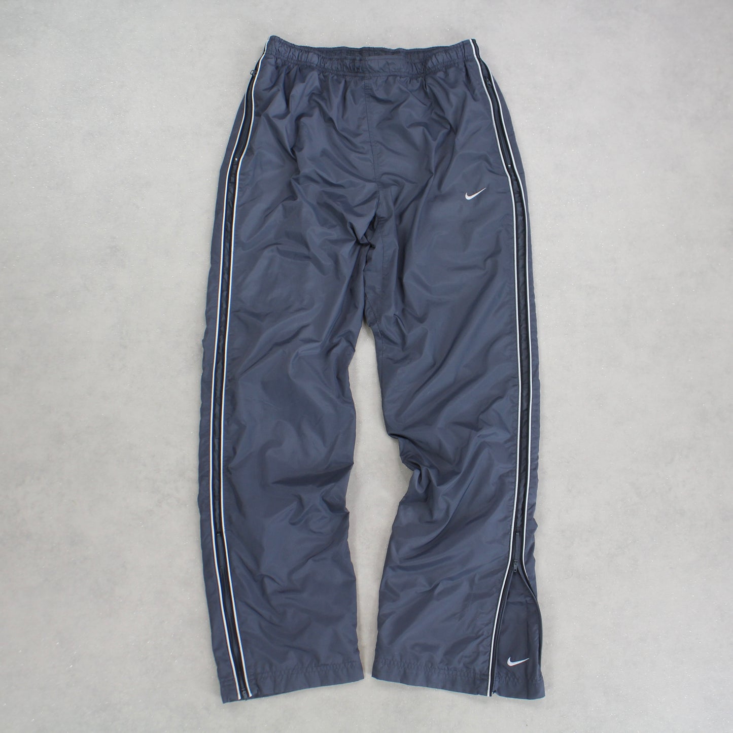 SUPER RARE 00s Nike Trackpants Grey - (S)