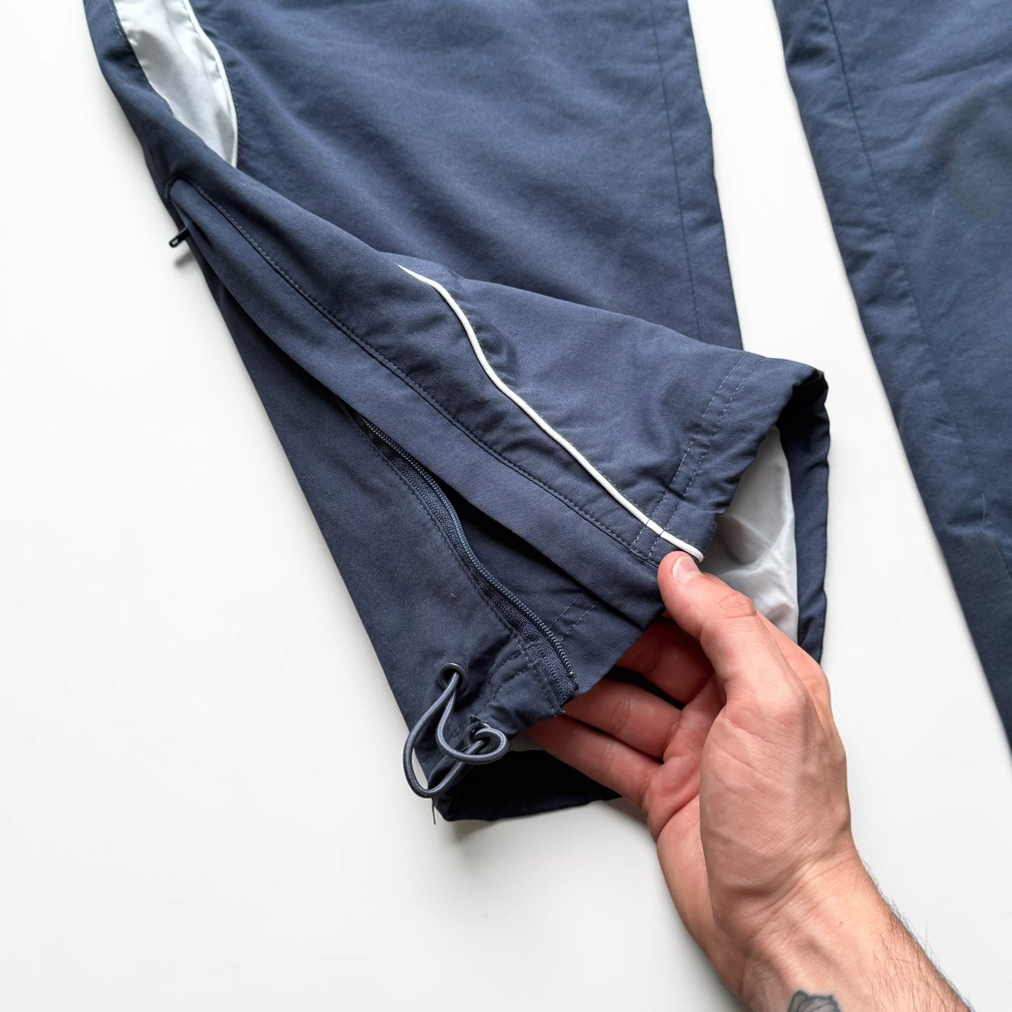 RARE 2000s Baggy Nike Trackpants Blue - (M)