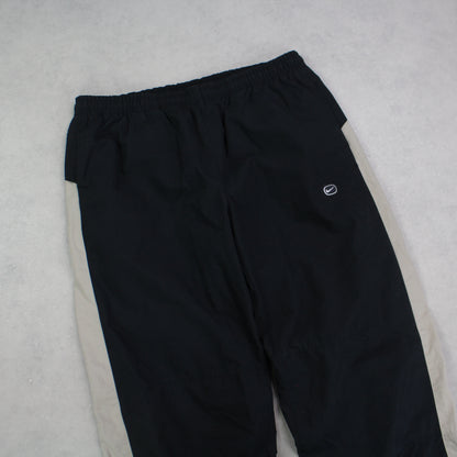 SUPE RARE 2000s Nike Baggy Trackpants Black - (S)