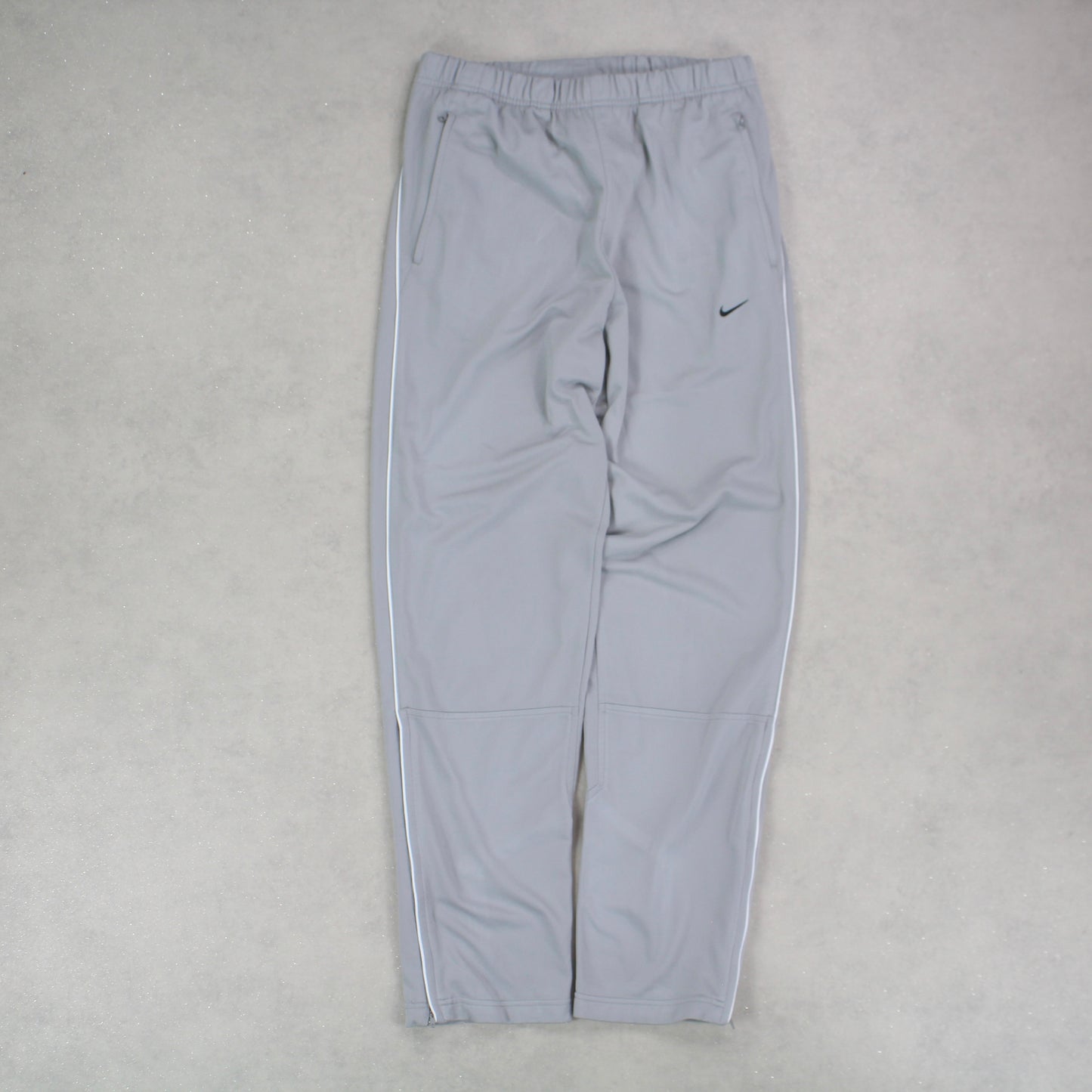 RARE 00s Nike Trackpants Grey - (M)