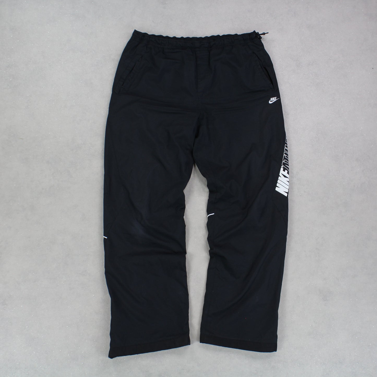 RARE 00s Nike Trackpants Black - (L)