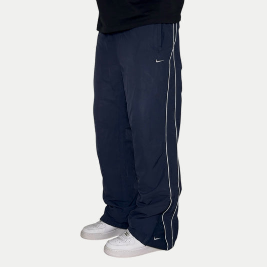 SUPER RARE 2000s Nike Trackpants Navy - (L)