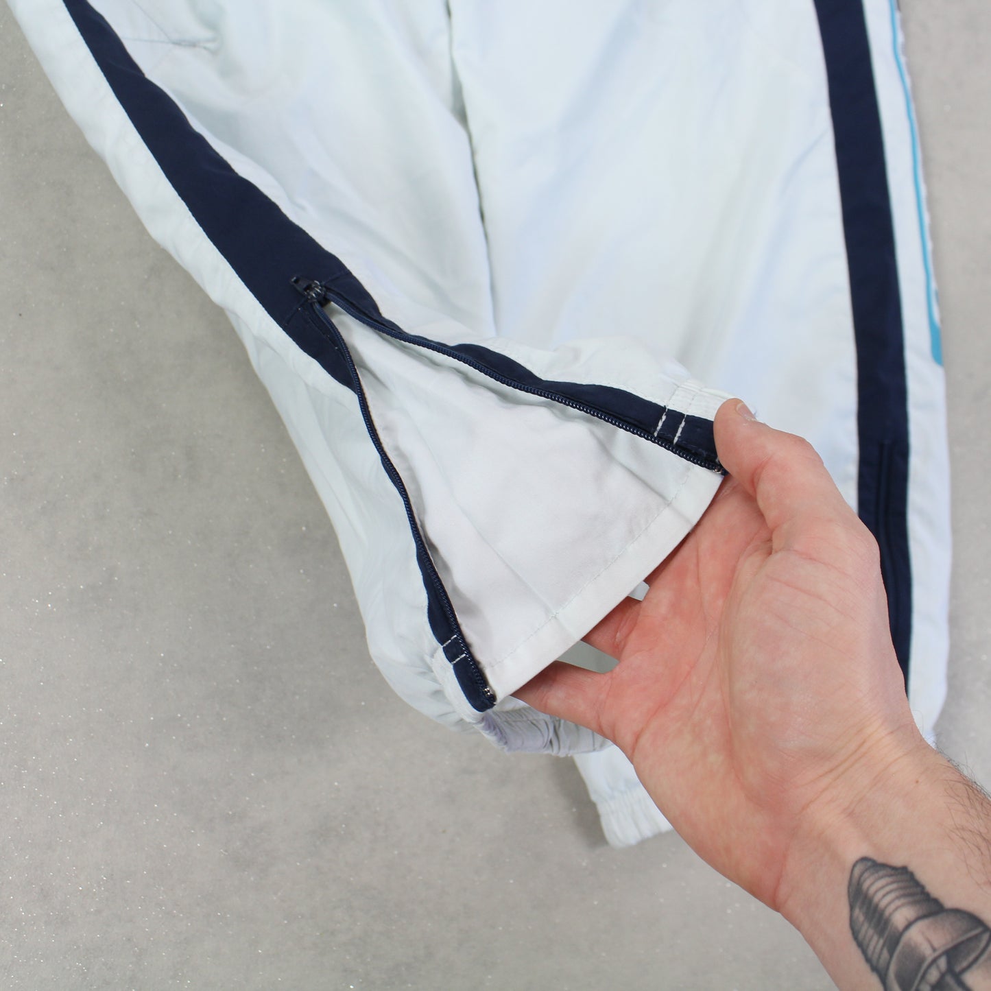 RARE 00s Nike Trackpants White - (S)