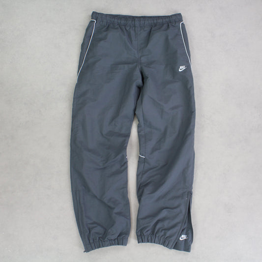 SUPER RARE 00s Nike Trackpants Grey - (S)