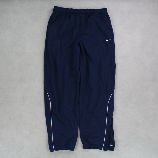 RARE 00s Nike Trackpants Navy - (L)