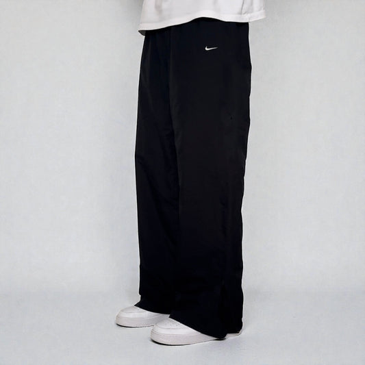 RARE 2000s Baggy Nike Trackpants Black - (M)