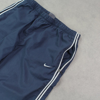 SUPER RARE 00s Nike Trackpants Blue - (XS)