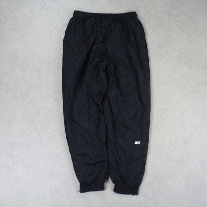 RARE Vintage 90s Nike Trackpants Black - (M)