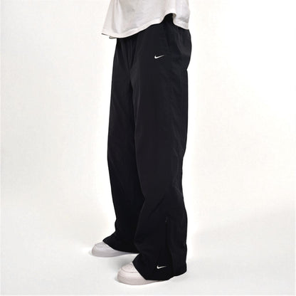 SUPER RARE 2000s Nike Trackpants Grey - (L)