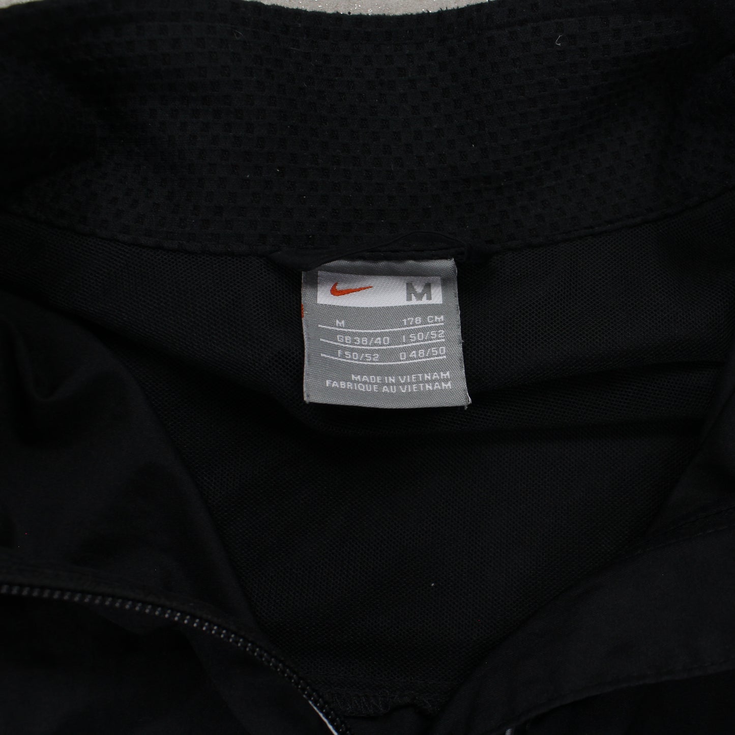 RARE 2000s Nike Track Jacket Black - (M)