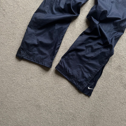 RARE 2000s Nike Trackpants Navy - (L)