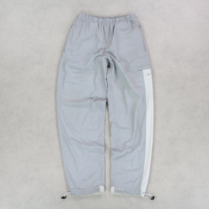 RARE 00s Nike Trackpants Grey - (S)